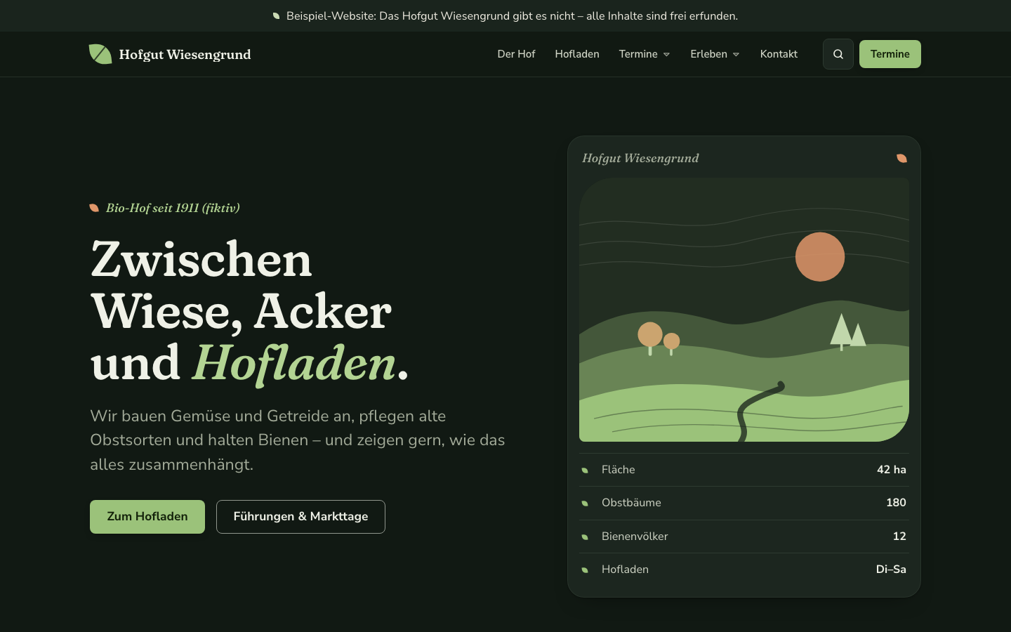 The “Nature” kit in its dark “forest night” scheme: deep forest green with a lightened accent